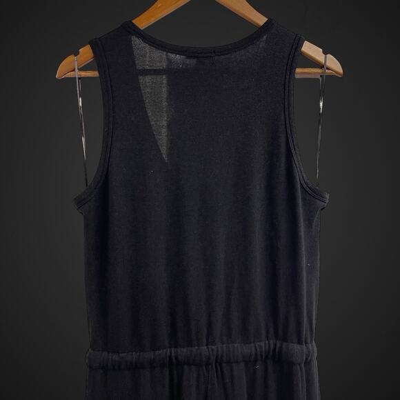 Rails Becky Jumpsuit Black Sleeveless Medium Casual Comfy Tie Waist - Picture 7 of 10